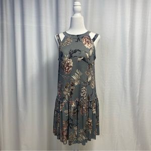 Wishlist Dressy floral babydoll tank top or mini dress Size Small